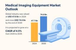 Medical Imaging Equipment Market Outlook 2035: Industry to Reach USD 74.6 Bn by 2035