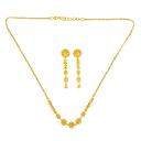 Engagement Gold Necklace Set: A Symbol of Love and Elegance