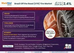 Brazil Off the Road (OTR) Tire Market Strategic Insights into Key Players 2024 to 2030