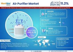 Air Purifier Market Trends, Analysis, and Future Outlook - 2030