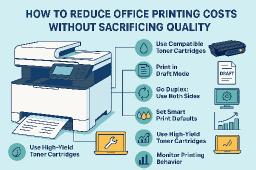 How to Reduce Office Printing Costs Without Sacrificing Quality